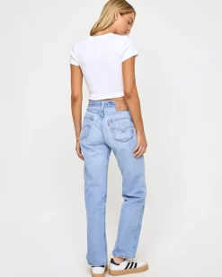 Clearance aligrace Baggy Drawstring Pant Denim|Bottoms