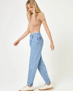 Online aligrace Michelle Tilted Denim Pant Denim|Bottoms