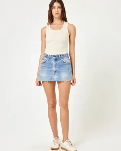 Hot aligrace Mini Skirt Denim|Bottoms