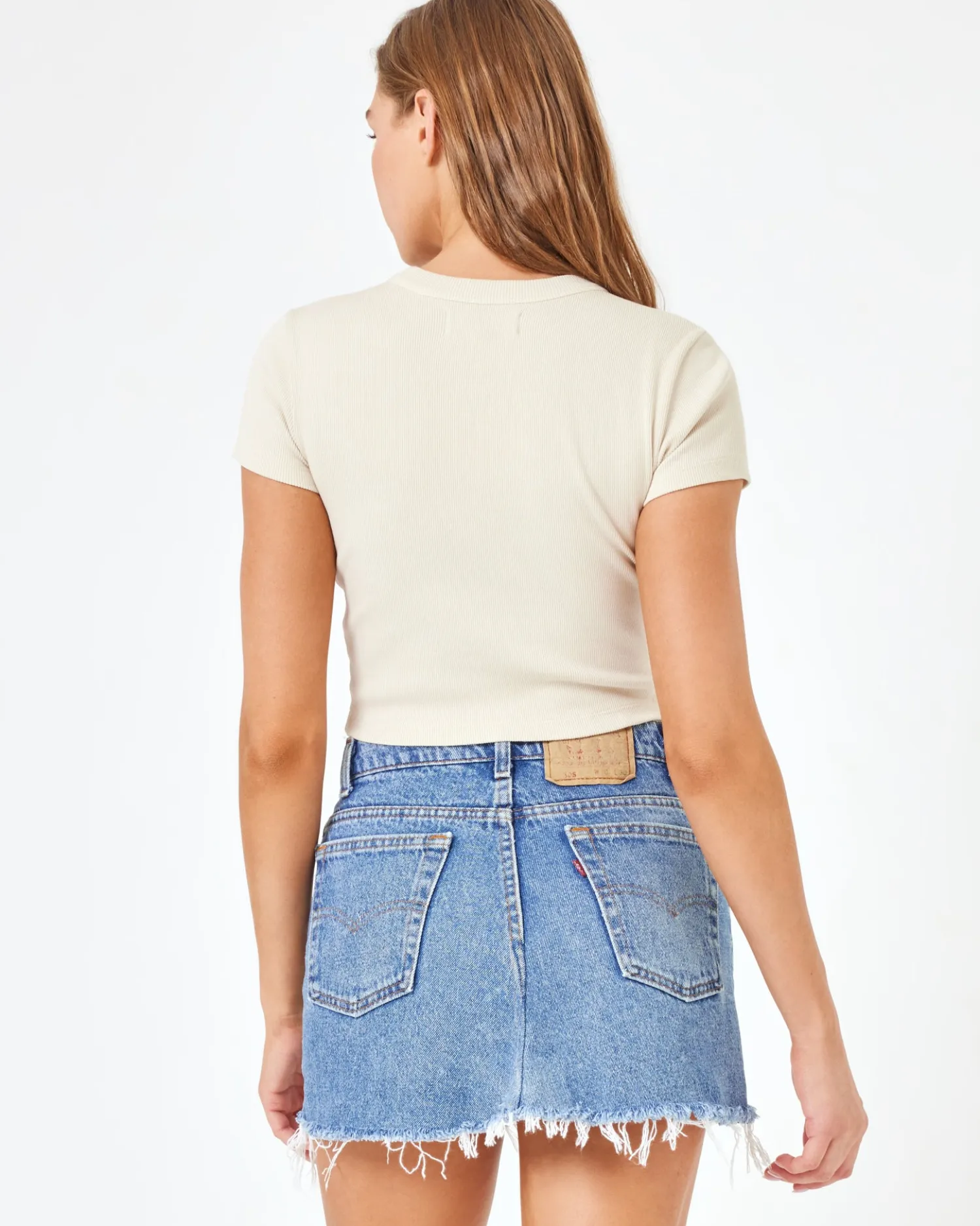 Hot aligrace Mini Skirt Denim|Bottoms