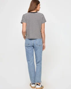 Clearance All Day Top - Black-Cream Basics|Tops