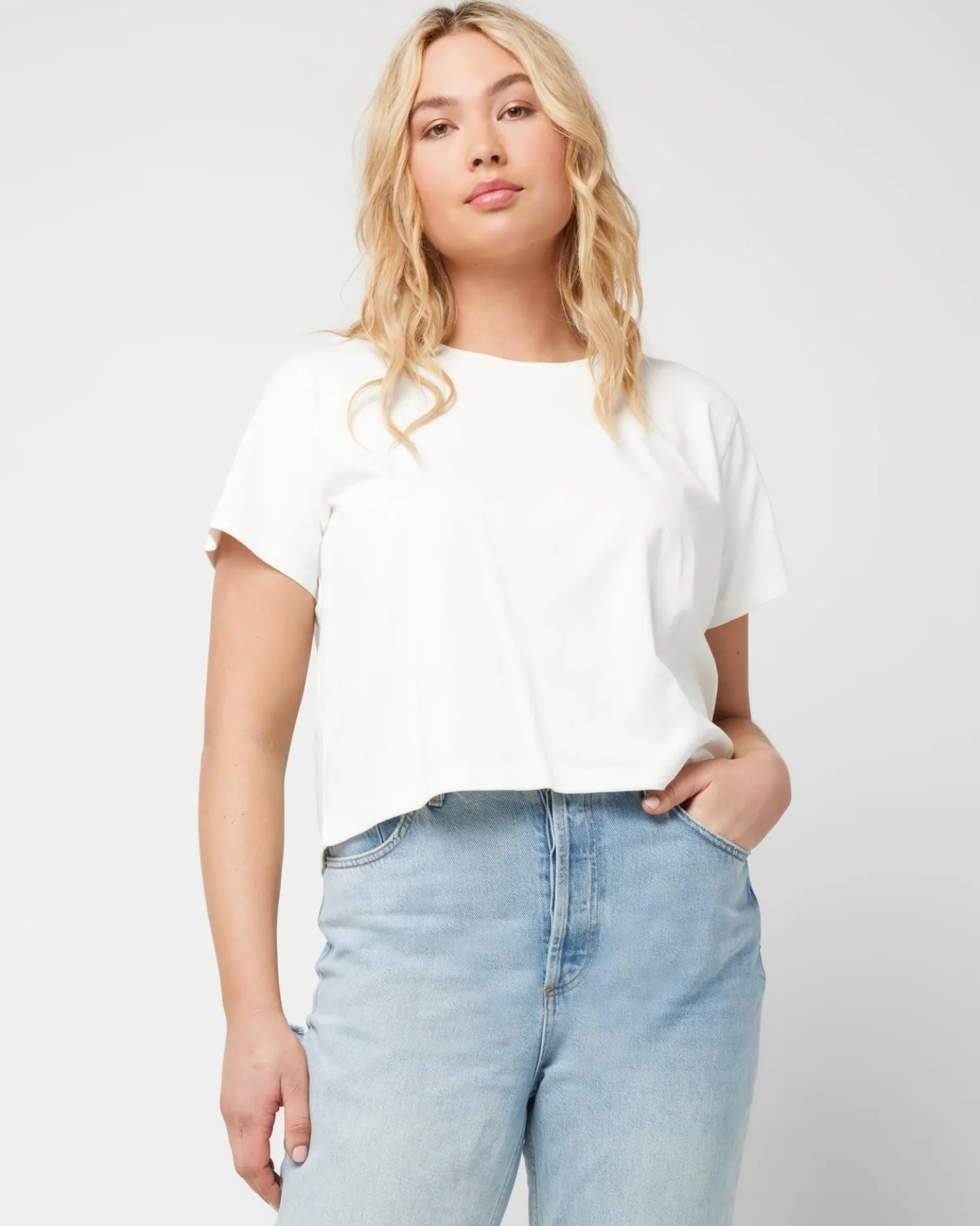 Sale All Day Top - Cream Tops|Basics