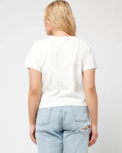 Sale All Day Top - Cream Tops|Basics