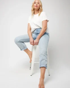 Sale All Day Top - Cream Tops|Basics