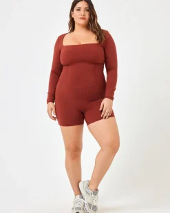 Sale Allister Romper - Umber Dresses & Jumpsuits