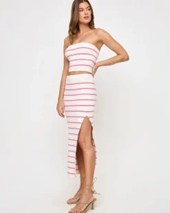 Clearance Amalfi Skirt - Capistrano Stripe Sets|Bottoms