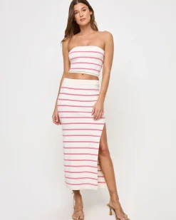 Sale Amalfi Tube Top - Capistrano Stripe Sets|Tops