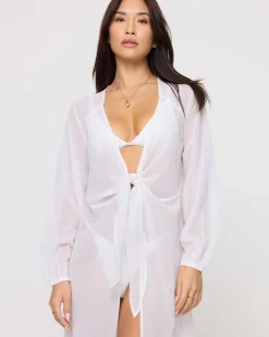 New Anna Cover Up - White Cover-ups