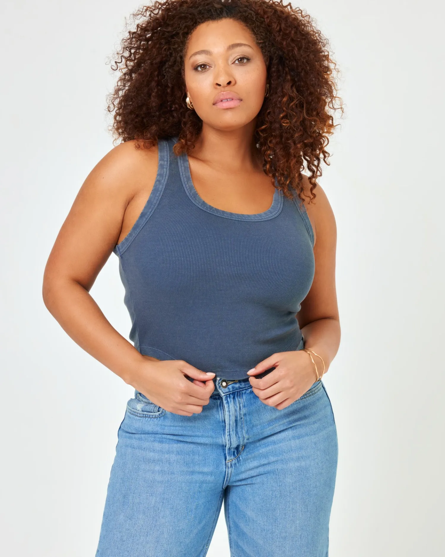 Online Ash Tank - Slate Basics|Tops