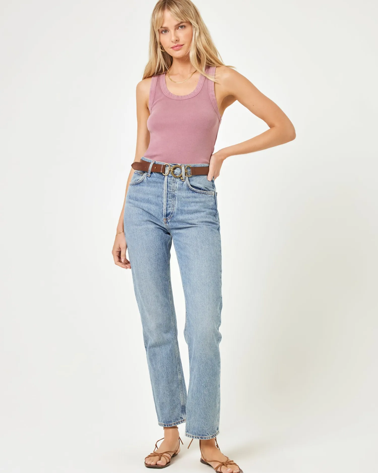 Fashion Ash Tank - Smoky Quartz Tops|Basics