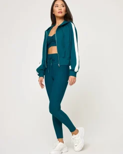 Best Back To Back Jacket - Deep Teal-Cream Jackets|Jackets