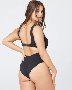 Hot Balboa One Piece Swimsuit - Black Classic|One Pieces