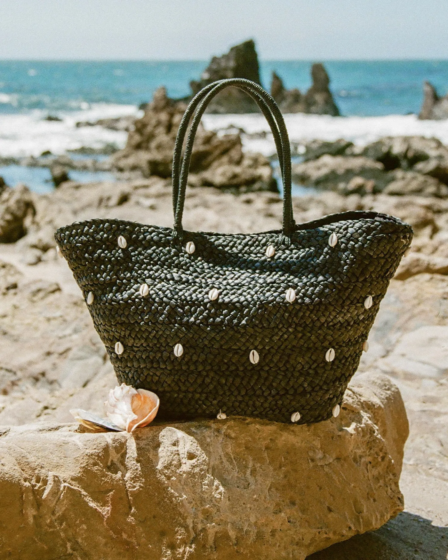 Discount Baltic Seas Tote - Black Bags