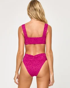Clearance Bardot Bikini Bottom - Berry Classic|Bikini Bottoms