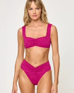 Clearance Bardot Bikini Bottom - Berry Classic|Bikini Bottoms