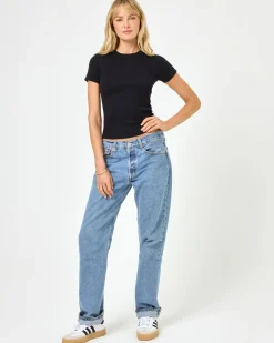 Outlet Be My Baby Tee - Black Tops|Basics