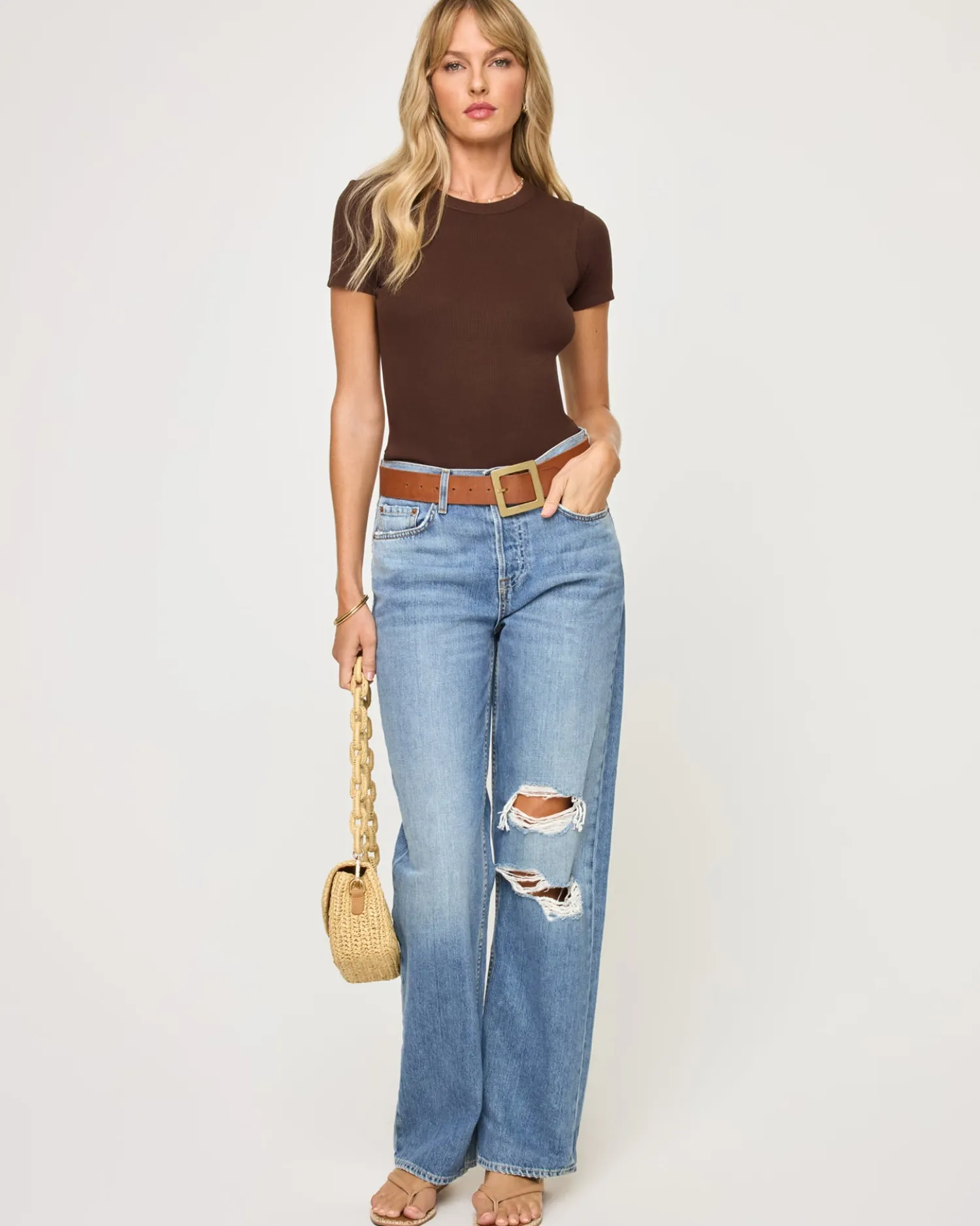 Clearance Be My Baby Tee - Espresso Basics