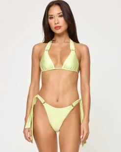 New Brielle Bikini Top - Honeydew Bikini Tops|Triangle