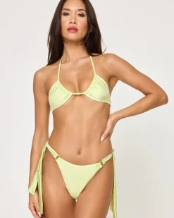 New Brielle Bikini Top - Honeydew Bikini Tops|Triangle