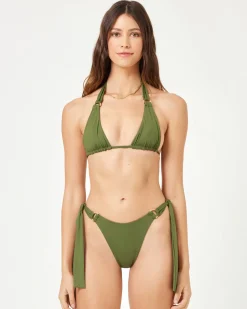 Outlet Brielle Bikini Top - Jungle Bikini Tops|Triangle