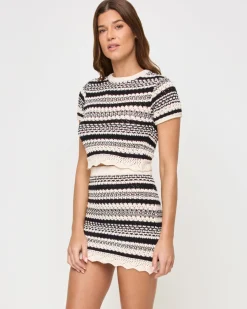 Outlet Caicos Skirt - Caicos Stripe Sets|Bottoms