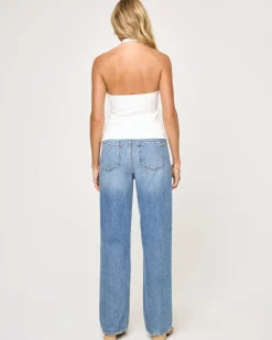Discount Callie Halter - Cream Tops