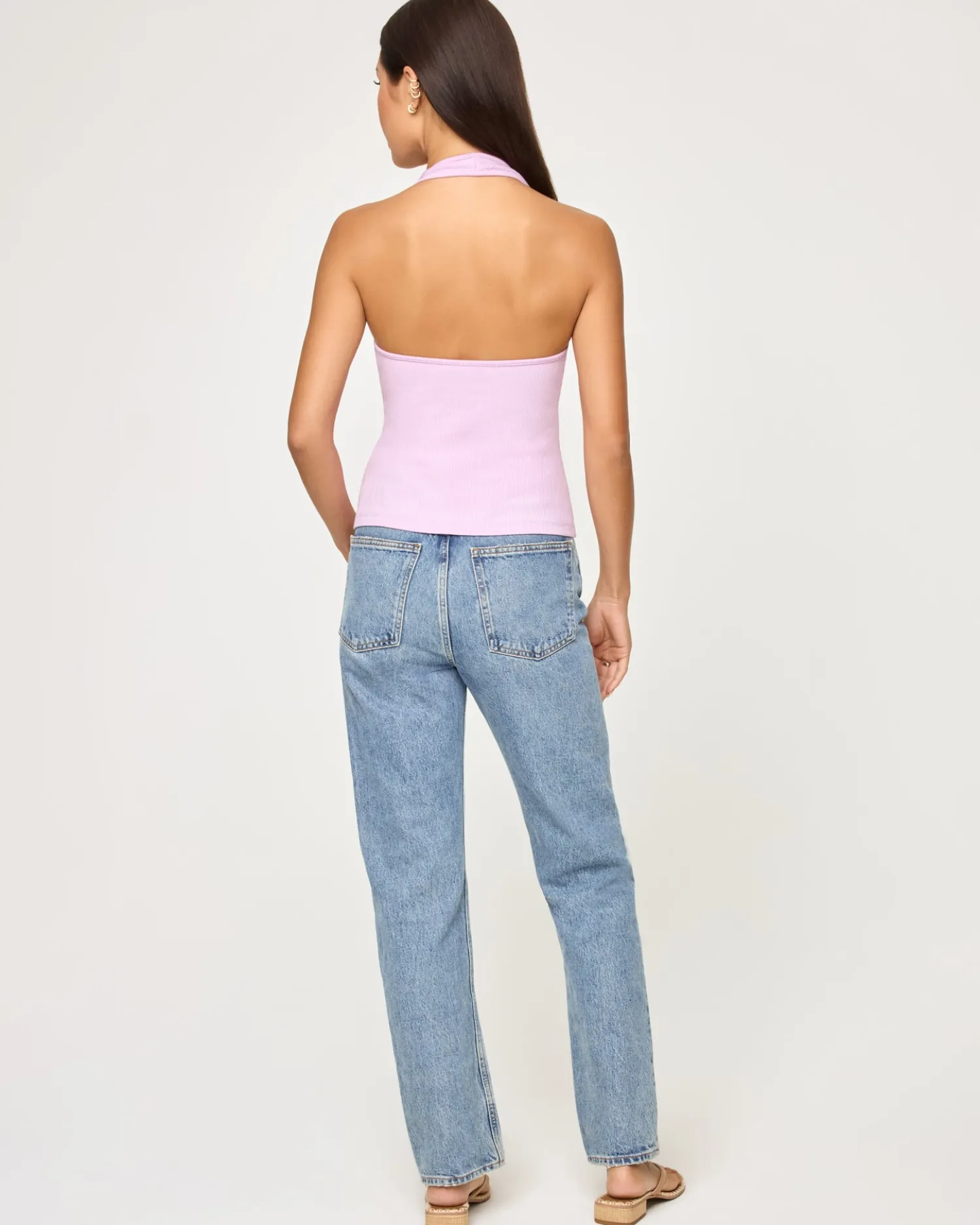 Fashion Callie Halter - Light Iris Tops
