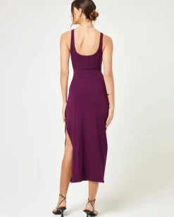 Outlet Camille Dress - Merlot Dresses