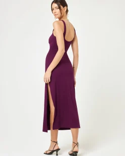 Outlet Camille Dress - Merlot Dresses