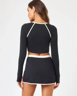 Fashion Campbell Top - Black-Cream Tops & Bras