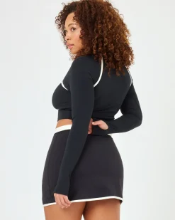 Fashion Campbell Top - Black-Cream Tops & Bras
