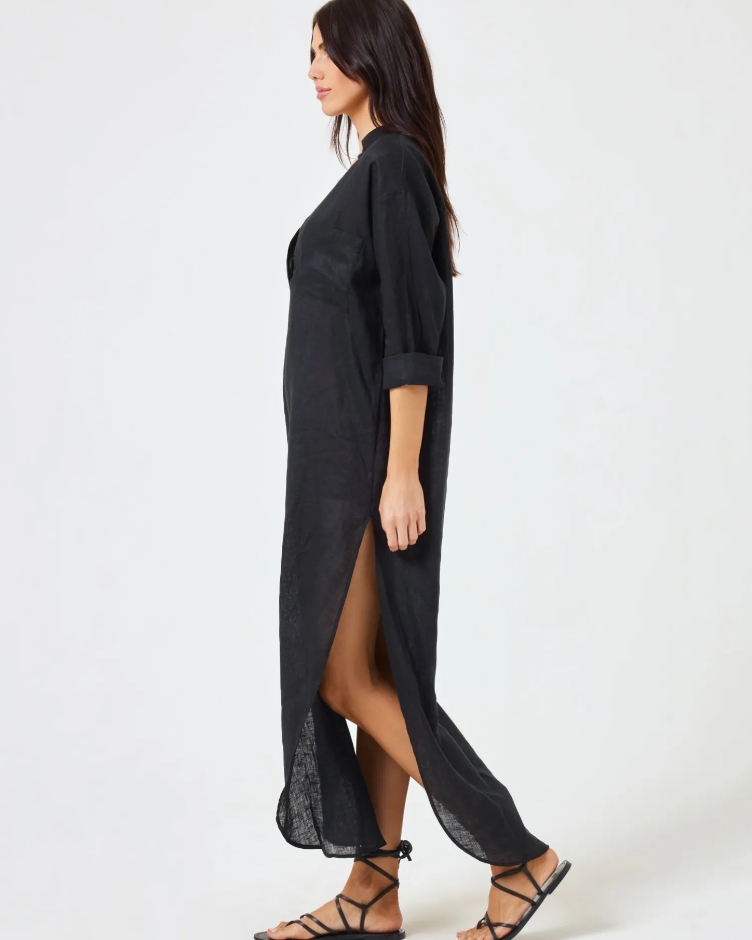 New Capistrano Tunic - Black Cover-ups
