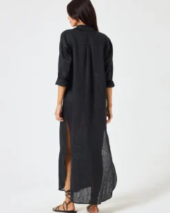New Capistrano Tunic - Black Cover-ups