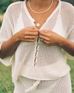 Clearance Coast Is Clear Top - Cream Sets|Cover-ups