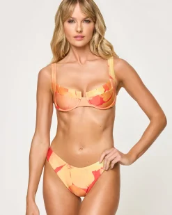 Outlet Coast To Coast Bikini Top - Native Poppies Underwire|Bikini Tops