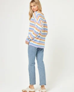 Clearance Cozy Clouds Sweater - Beautiful Skies Stripe Sweaters