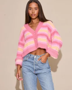Sale Daybreak Cardigan - Daybreak Stripe Sweaters