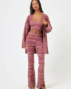 Sale Demi Cardigan - Sundown Space Dye Sets|Loungewear
