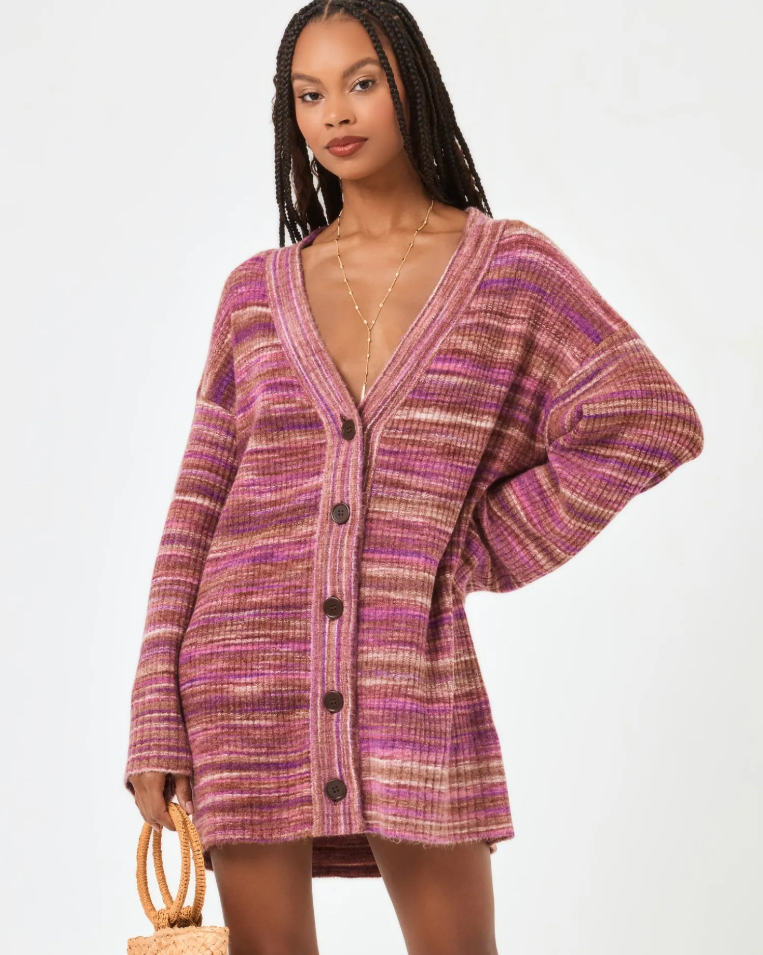 Sale Demi Cardigan - Sundown Space Dye Sets|Loungewear