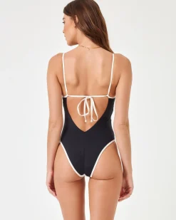 Clearance Devi One Piece - Black-Cream Classic|One Pieces