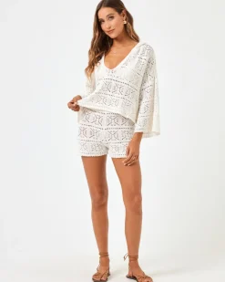 New Diamond Eyes Short - Cream Sets|Cover-ups
