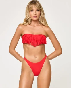 Hot Dixie Bikini Top - Flame Bandeau|Bikini Tops