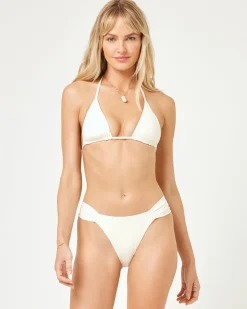 Best Dolce Bikini Bottom - Cream Bitsy|Bikini Bottoms