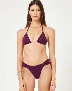 Outlet Dolce Bikini Bottom - Merlot Bitsy|Bikini Bottoms