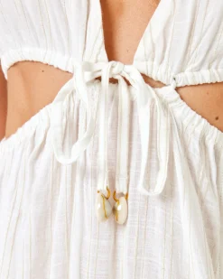 Outlet Donna Cover-Up - Cream Cover-ups|Dresses