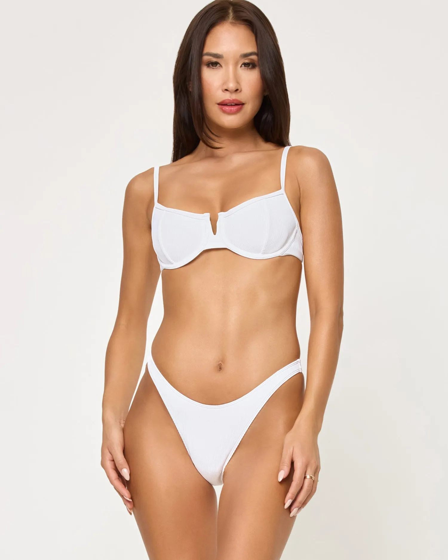 Best Donnie Bikini Bottom - White Bitsy|Bikini Bottoms