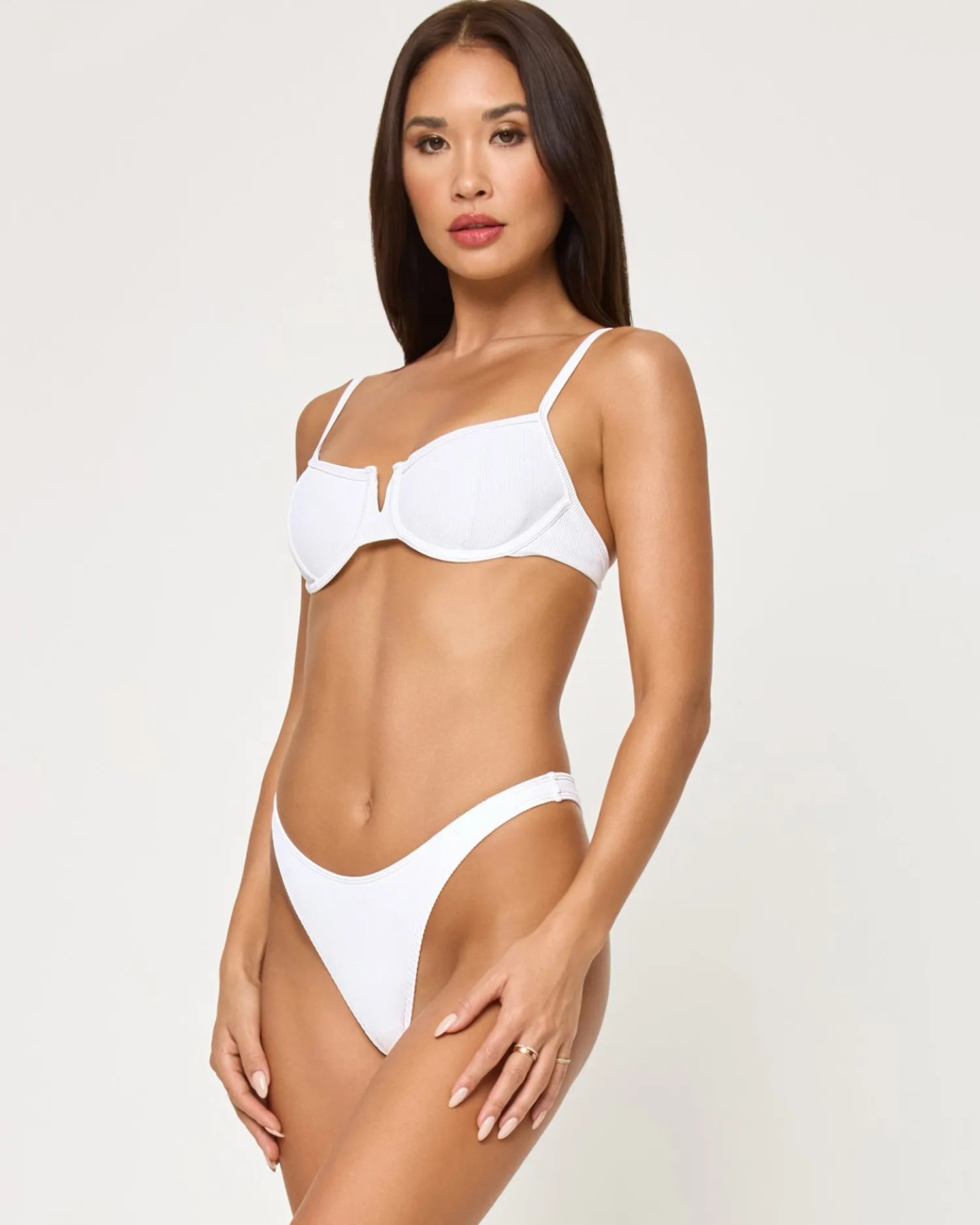 Best Donnie Bikini Bottom - White Bitsy|Bikini Bottoms