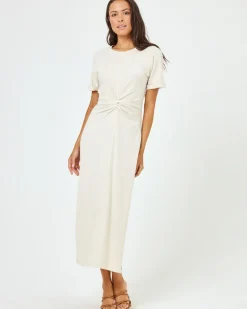 Hot Drew Dress - Cream Basics|Dresses