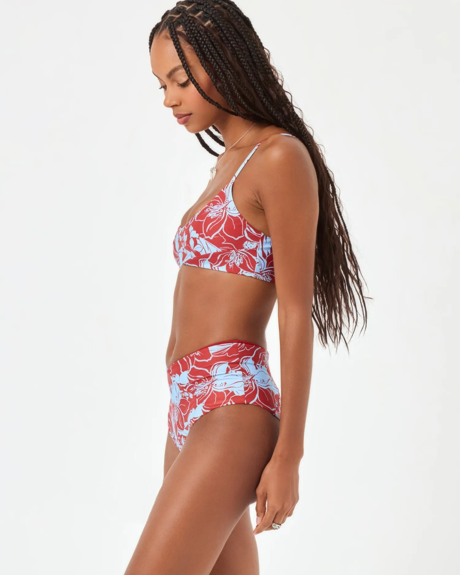 Best Eco Chic Econyl® High Tide Bikini Top - Going Tropical Bralette|Bikini Tops