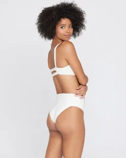 Sale Eco Chic Repreve® Jess Bikini Top - Cream Bralette|Bikini Tops